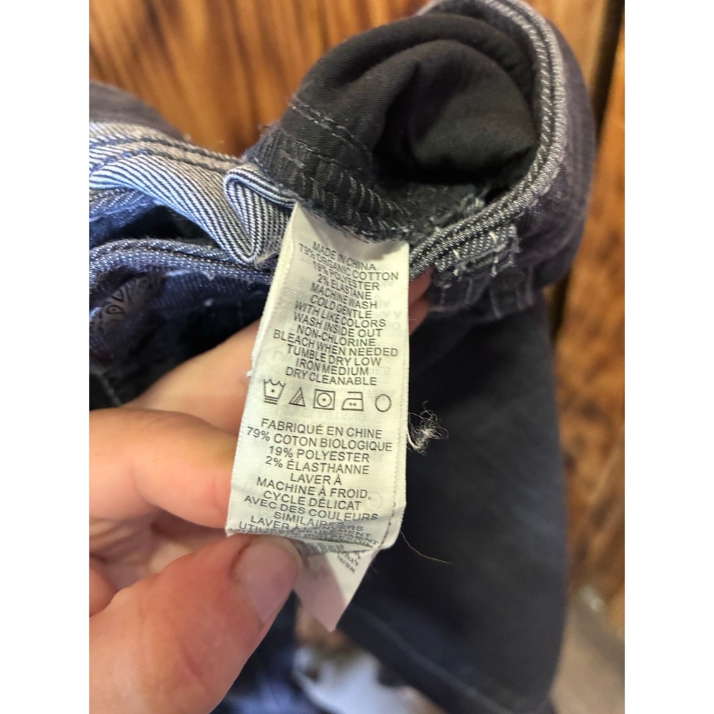 Prana Kara Jeans Womens 8/29 Dark Indigo Organic Cotton Stretch Slim Leg Pants - Picture 4 of 4
